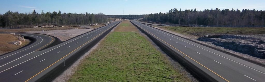 Highway going into the distance